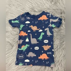 Old Navy Navy Blue Dino pj top